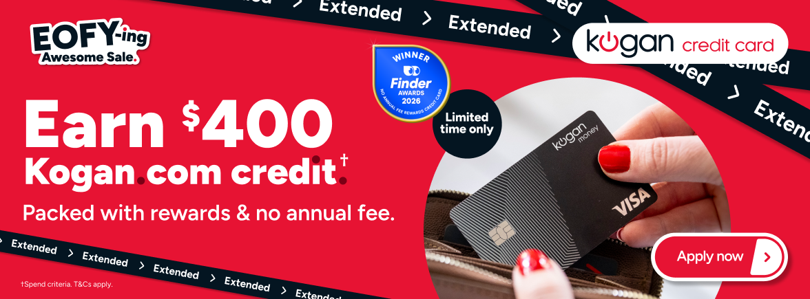 Earn $400 Kogan Credit this EOFY!