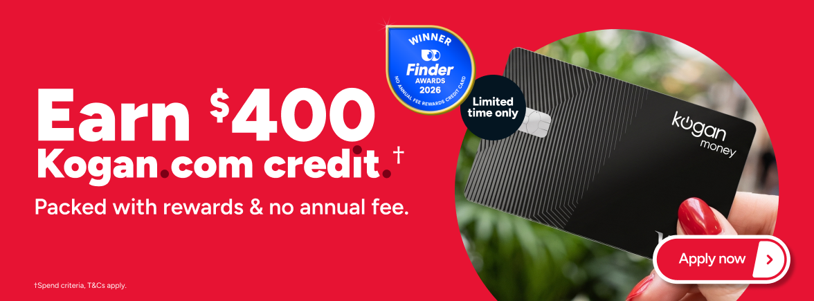 Earn $400 Kogan Credit this EOFY!